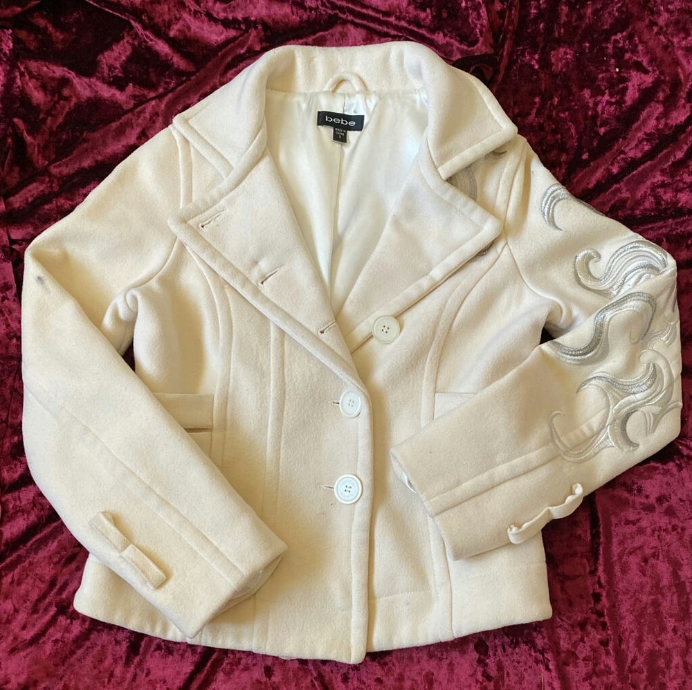 Bebe Jacket with Silver Swirls